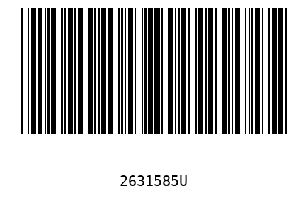 Bar code 2631585