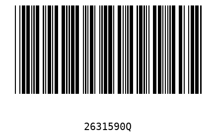 Bar code 2631590