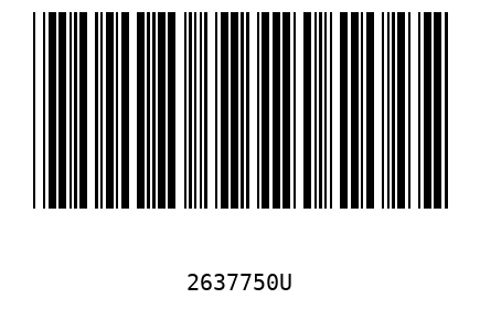 Bar code 2637750