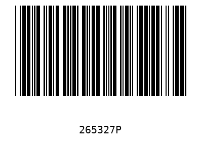 Barcode 265327
