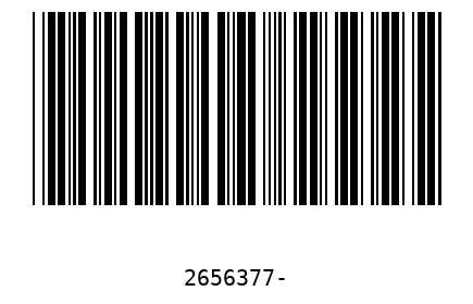 Barcode 2656377
