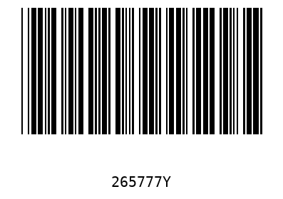 Barcode 265777