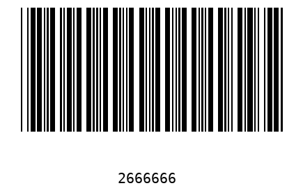 Bar code 2666666