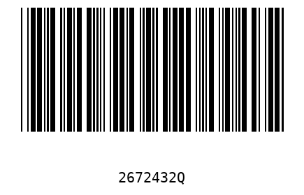 Barcode 2672432