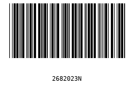 Bar code 2682023