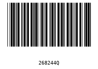 Bar code 268244