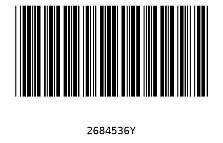 Barcode 2684536