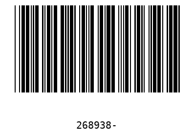 Bar code 268938