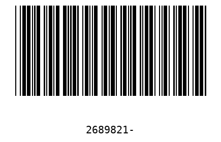 Barcode 2689821