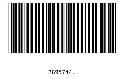 Barcode 2695744