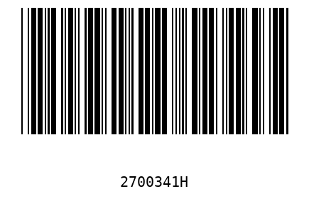 Barra Código 2700341