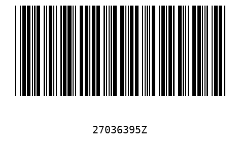 Barcode 27036395