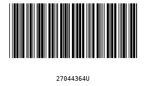 Barcode 27044364