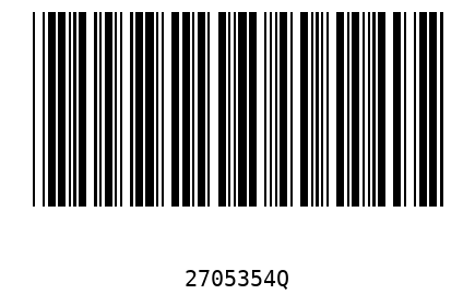 Barcode 2705354