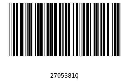 Barcode 2705381