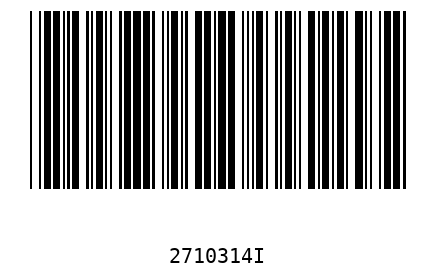Barcode 2710314