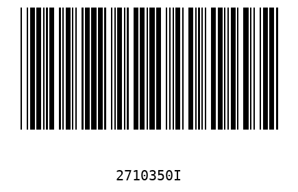 Barcode 2710350