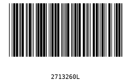 Barcode 2713260