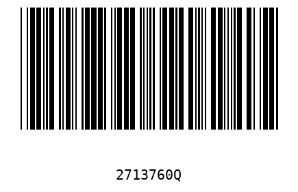 Barcode 2713760