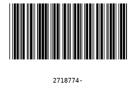 Barcode 2718774
