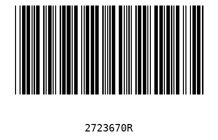 Barcode 2723670