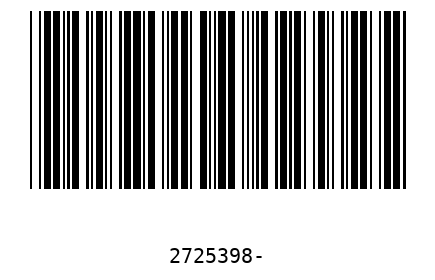 Barcode 2725398