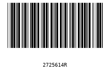 Barcode 2725614
