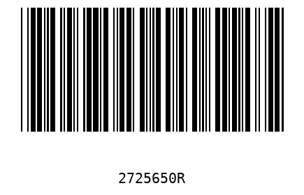 Barcode 2725650