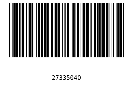 Barcode 2733504