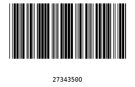 Barcode 2734350