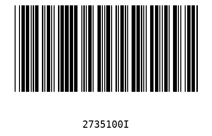 Barcode 2735100