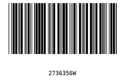 Barcode 2736356