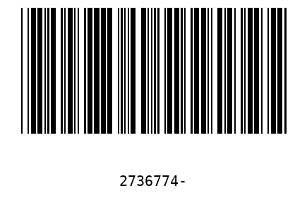 Barcode 2736774