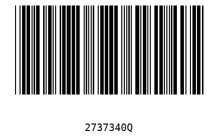 Bar code 2737340