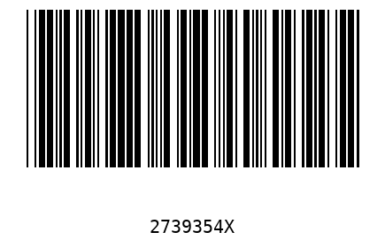 Bar code 2739354