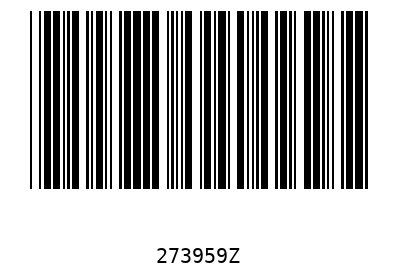 Barcode 273959