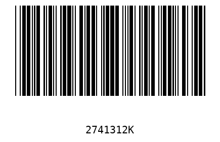 Barcode 2741312