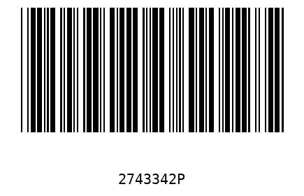 Barcode 2743342