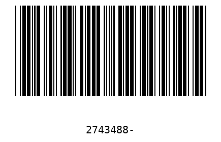Barcode 2743488