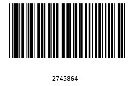 Barra Código 2745864