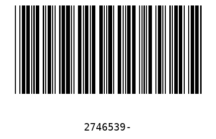 Barcode 2746539