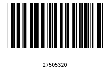Barcode 2750532
