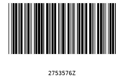 Barcode 2753576