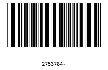 Barcode 2753784