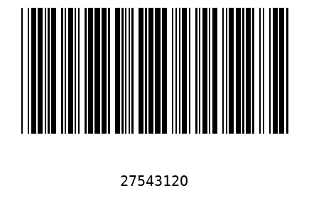 Barcode 2754312