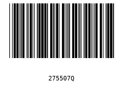 Barcode 275507
