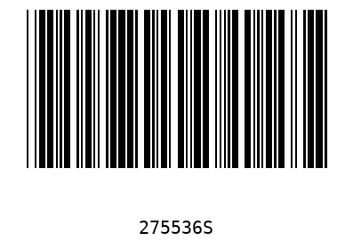 Barcode 275536