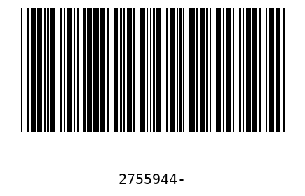 Barcode 2755944