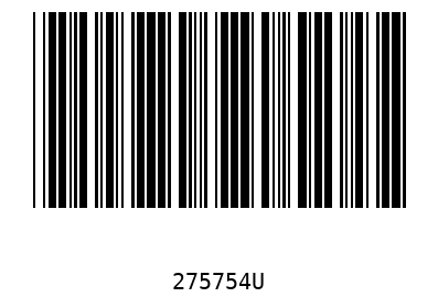 Barcode 275754
