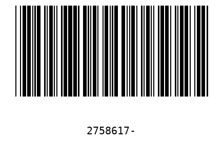 Barcode 2758617